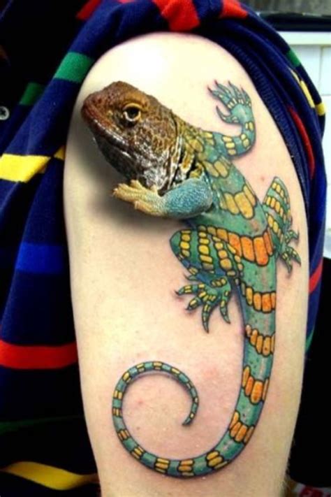 lizard tattoo|50+ Amazing Lizard Tattoos with Meaning